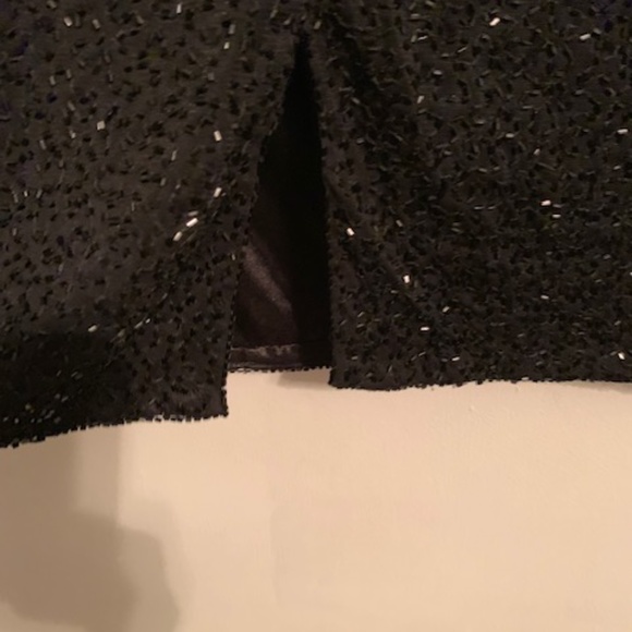 Brilliante Bead Embellished Black Party Dress - Picture 4 of 5